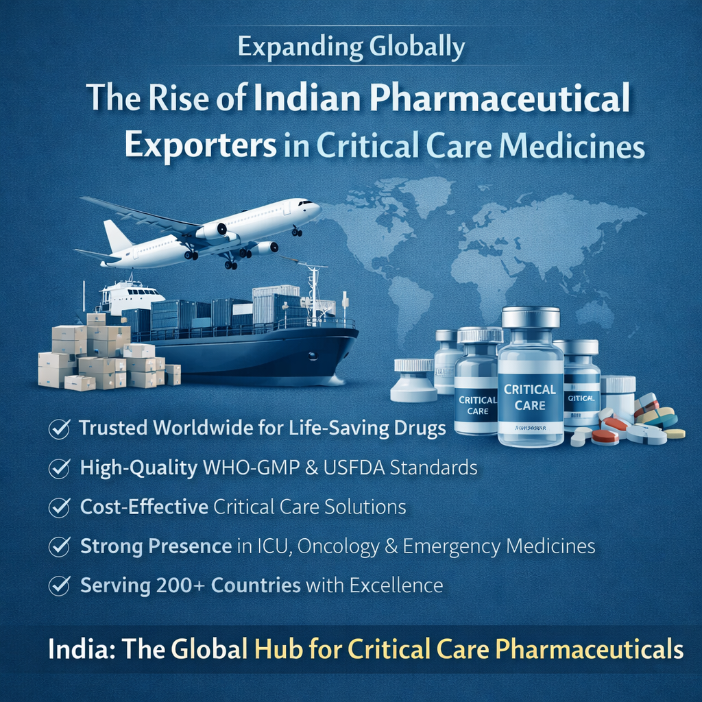 Expanding Globally: The Rise of Indian Pharmaceutical Exporters in Critical Care Medicines