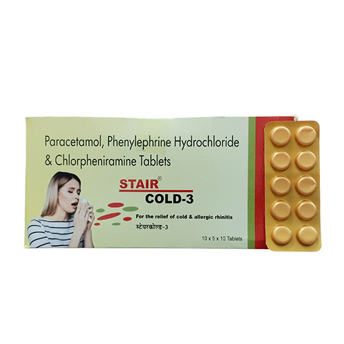 Stair Cold-3 Tab Manufacturers in New Delhi