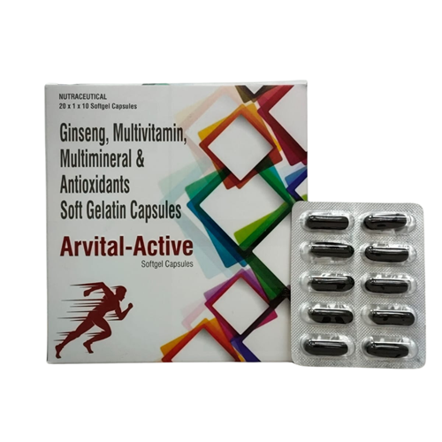 Arvital Active Softgels Manufacturers in New Delhi